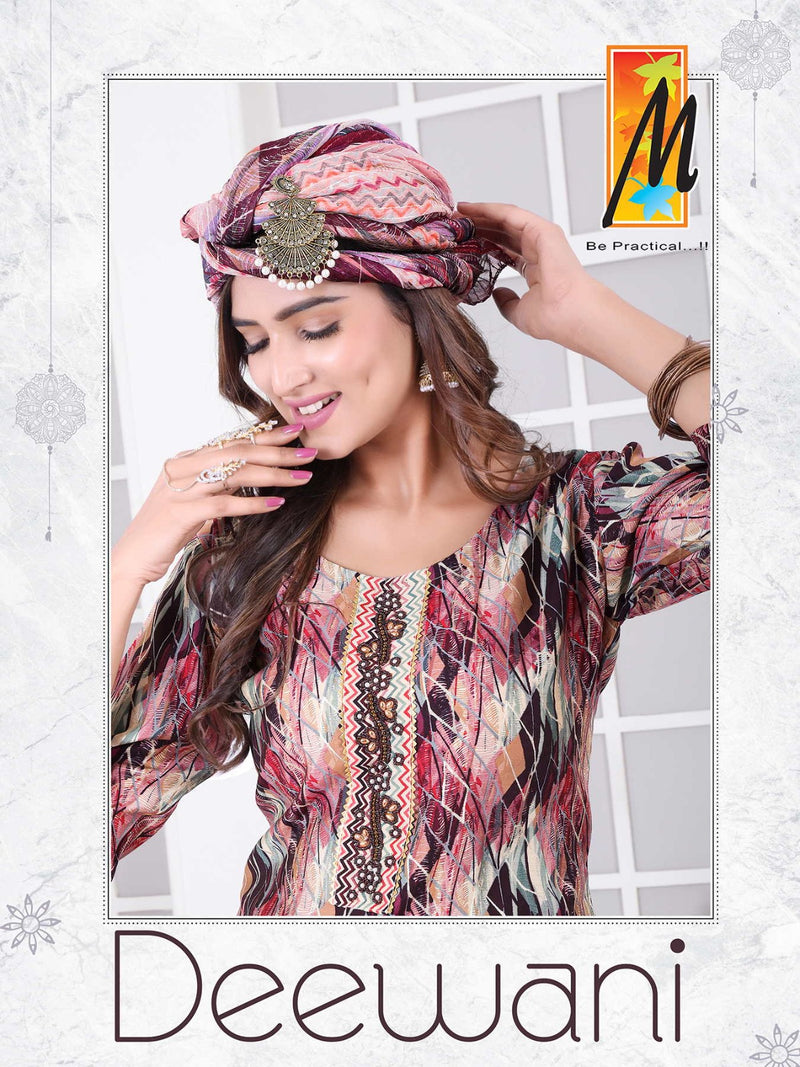 Master Deewani Printed Modal Fabric Fancy Kurti Set