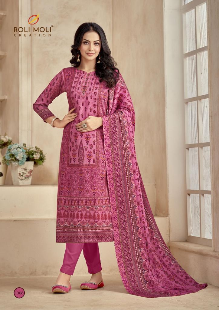 Roli Moli Creation Dilara Pashmina Daimond Work Fancy Suit Collection