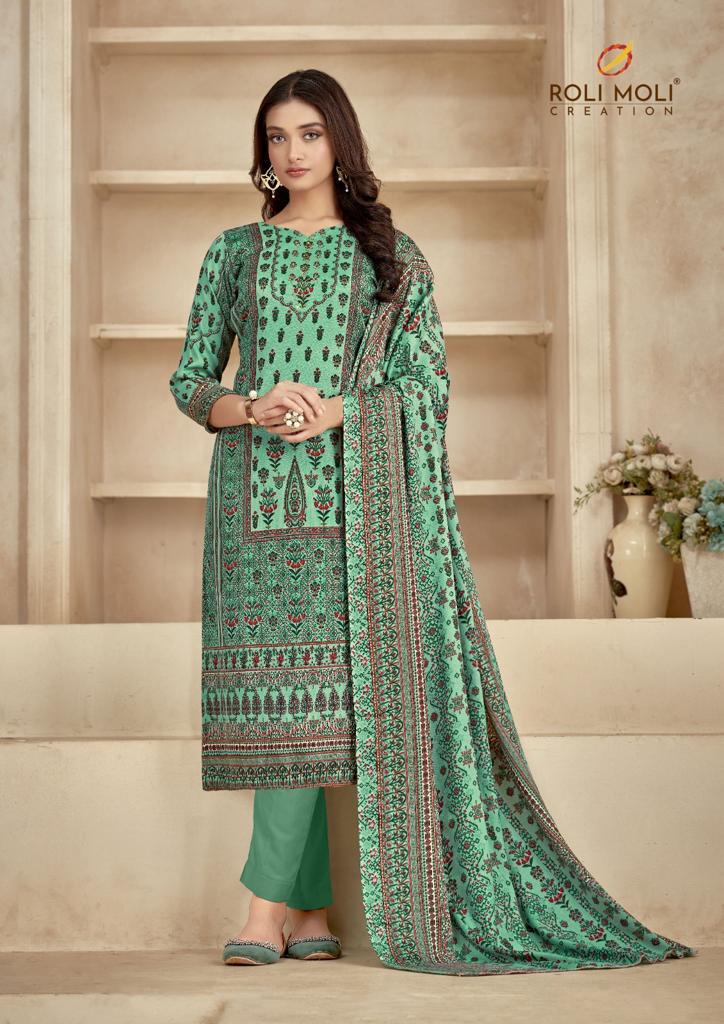 Roli Moli Creation Dilara Pashmina Daimond Work Fancy Suit Collection