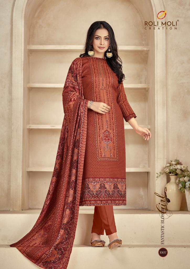 Roli Moli Creation Dilara Pashmina Daimond Work Fancy Suit Collection