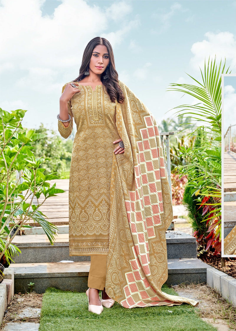 Roli Moli Creation Dilara Pashmina With Swarovski Diamond Work Suit Collection