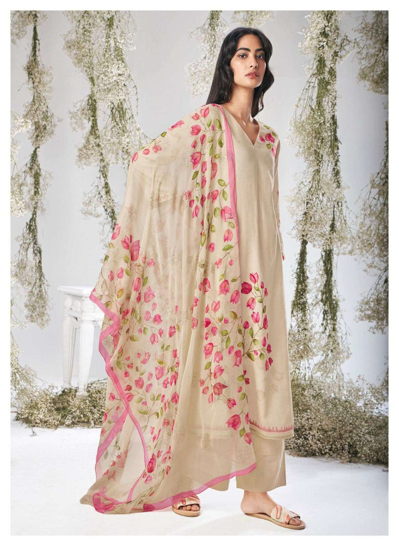 Ganga Dione Cotton Printed With Embroidery Salwar Suits