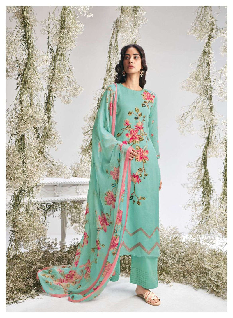 Ganga Dione Cotton Printed With Embroidery Salwar Suits