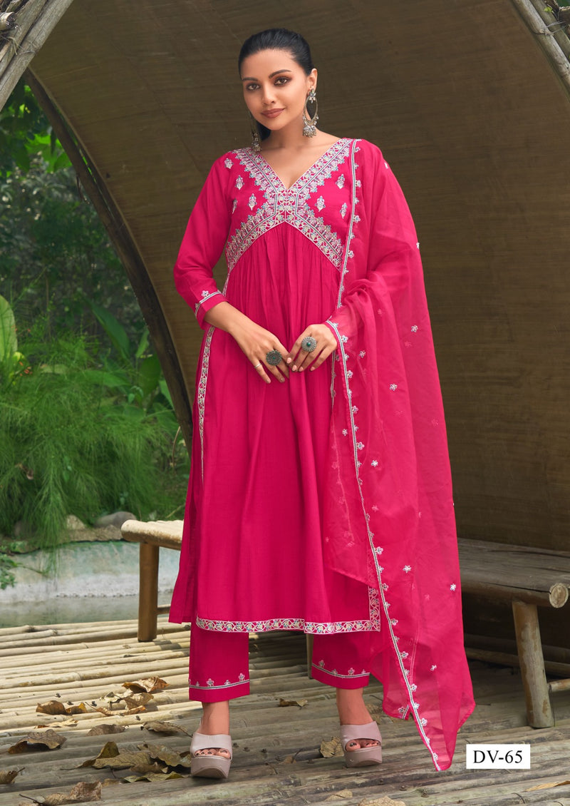Mf Pick & Choose Collection Fancy With Embroidered Work Readymade Kurti