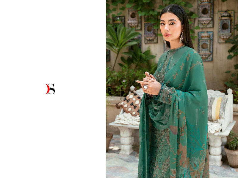 Deepsy Suit Cheveron Vol 12 Rayon Self Embrodiered Work Pakistani Suit