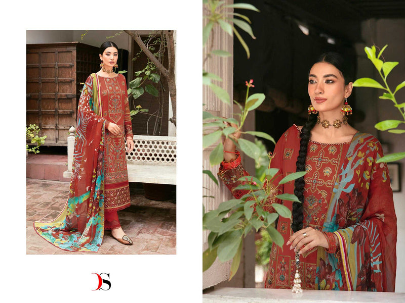 Deepsy Suit Cheveron Vol 12 Rayon Self Embrodiered Work Pakistani Suit
