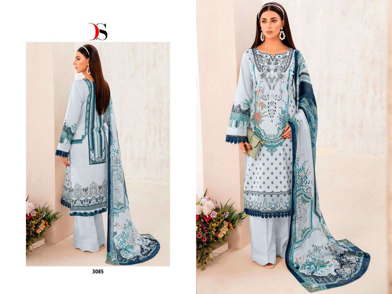 Deepsy Suit Cheveron Vol 7 Nx Pure Cotton Heavy Self Embroidery Work Salwar Suit