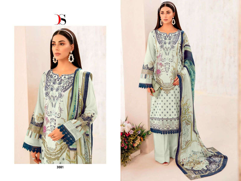 Deepsy Suit Cheveron Vol 7 Nx Pure Cotton Heavy Self Embroidery Work Salwar Suit