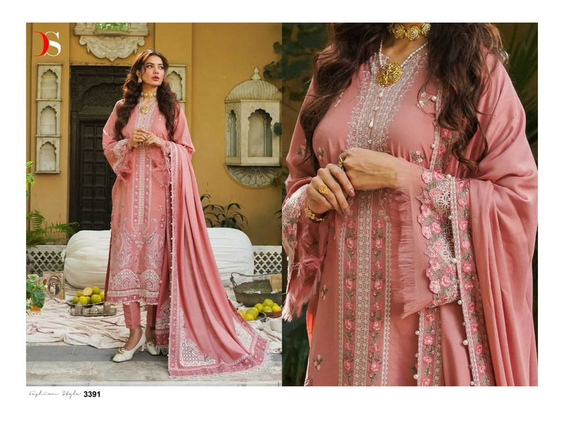 Deepsy Suit Elaf Luxury 24 Rayon Cotton With Self Embroidered Work Salwar Suit