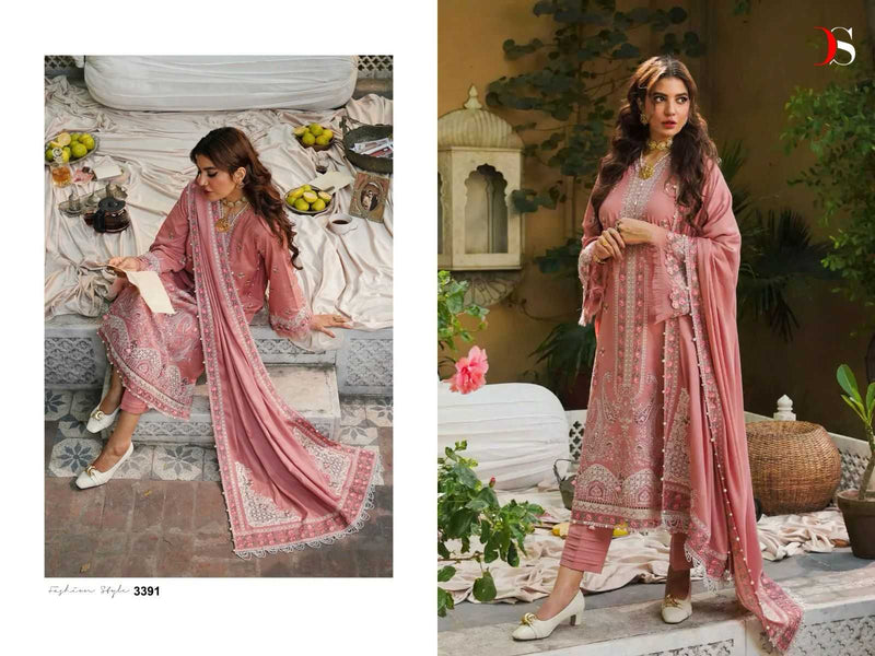 Deepsy Suit Elaf Luxury 24 Rayon Cotton With Self Embroidered Work Salwar Suit