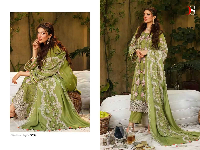 Deepsy Suit Elaf Luxury 24 Rayon Cotton With Self Embroidered Work Salwar Suit