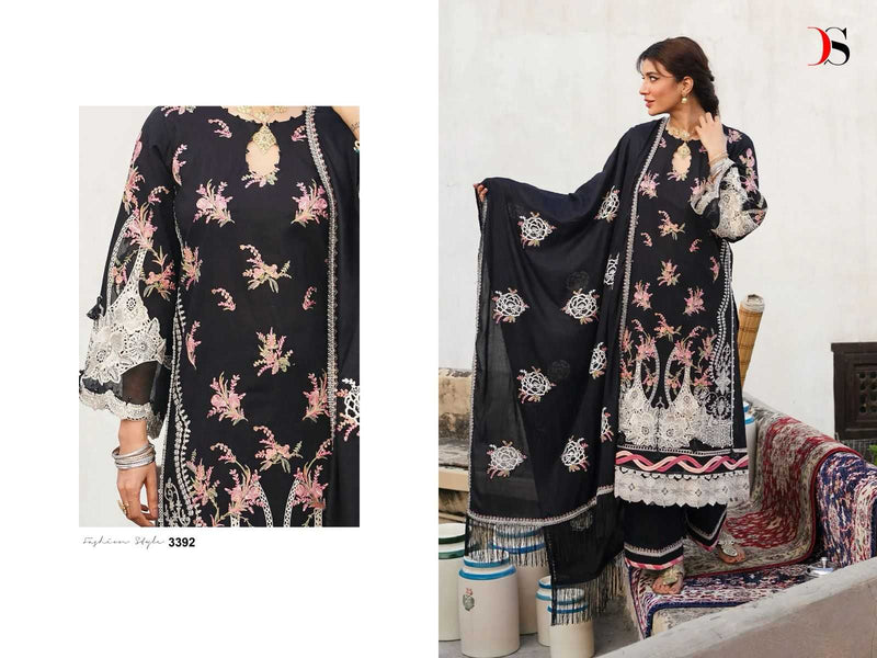 Deepsy Suit Elaf Luxury 24 Rayon Cotton With Self Embroidered Work Salwar Suit