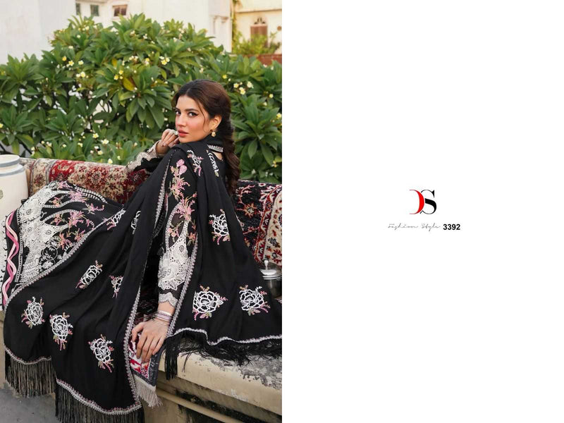 Deepsy Suit Elaf Luxury 24 Rayon Cotton With Self Embroidered Work Salwar Suit
