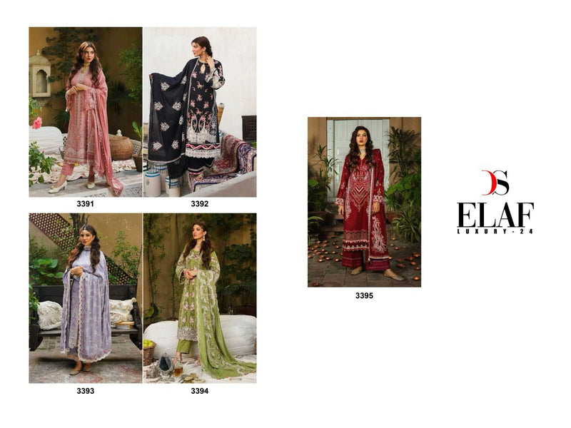Deepsy Suit Elaf Luxury 24 Rayon Cotton With Self Embroidered Work Salwar Suit