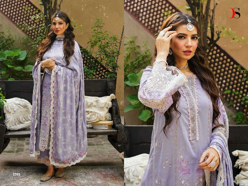 Deepsy Suit Elaf Luxury 24 Rayon Cotton With Self Embroidered Work Salwar Suit