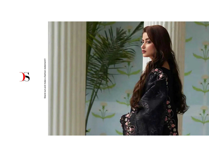 Deepsy Suit Maria B Embroidered Lawn Vol 24 Pure Cotton Heavy Embroidered Salwar Kameez