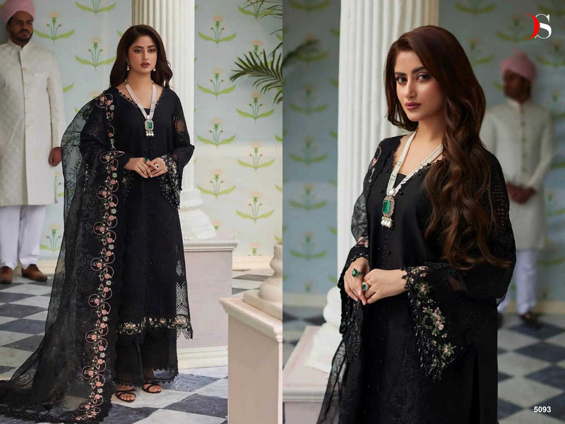 Deepsy Suit Maria B Embroidered Lawn Vol 24 Pure Cotton Heavy Embroidered Salwar Kameez