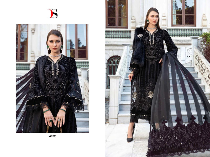 Deepsy Suit Mariab Embroidered 24-2 Rayon Cotton Self Embroidered Pakistani Suit
