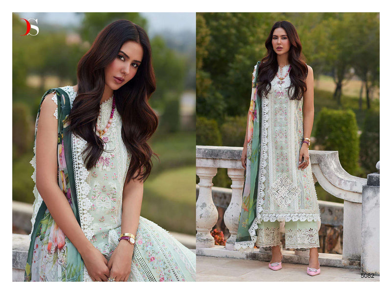 Deepsy Suit Mush Q Vol 2 Pure Cotton Self Embroidery Work Salwar Suit