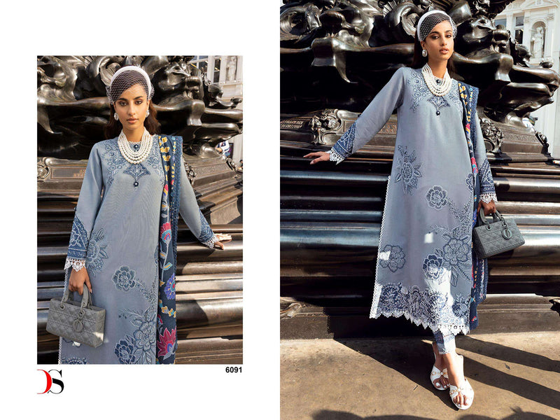 Deepsy Suit Mush Q Vol 3 Cotton Heavy Self Embroidery Digital Printed Salwar Suit