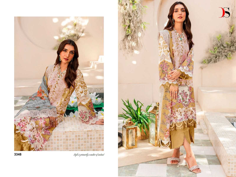 Deepsy Suit Niddle Wonder Premium Pure Cotton Embroidery Work Pakistani Suit