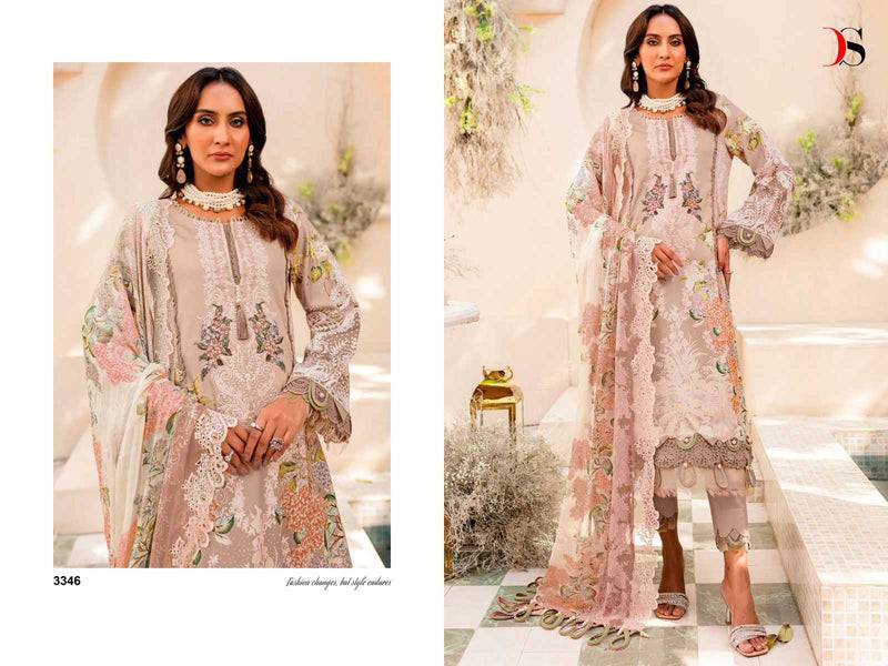 Deepsy Suit Niddle Wonder Premium Pure Cotton Embroidery Work Pakistani Suit