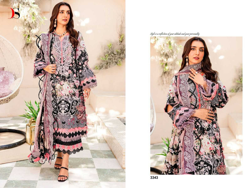 Deepsy Suit Niddle Wonder Premium Pure Cotton Embroidery Work Pakistani Suit
