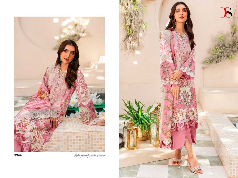 Deepsy Suit Niddle Wonder Premium Pure Cotton Embroidery Work Pakistani Suit