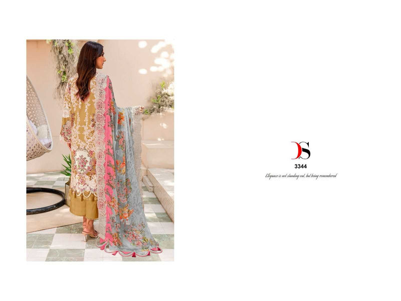 Deepsy Suit Niddle Wonder Premium Pure Cotton Embroidery Work Pakistani Suit
