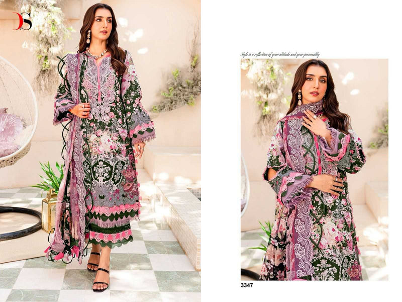 Deepsy Suit Niddle Wonder Premium Pure Cotton Embroidery Work Pakistani Suit