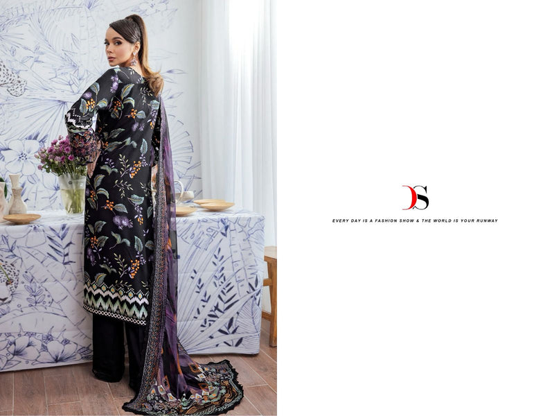 Deepsy Suit Nureh Gardenia 24 Pure Cotton Heavy Embroidery Work Salwar Suit