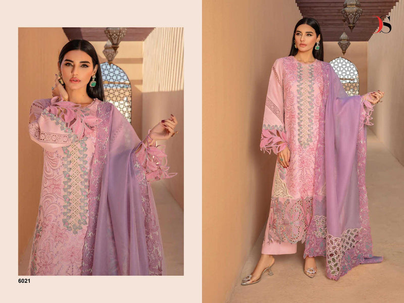 Deepsy Suit Rangrasiya Premium Lawn 24 Pure Cotton Heavy Embroidered Work Salwar Suit