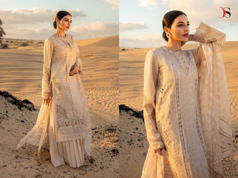 Deepsy Suit Rangrasiya Premium Lawn 24 Pure Cotton Heavy Embroidered Work Salwar Suit
