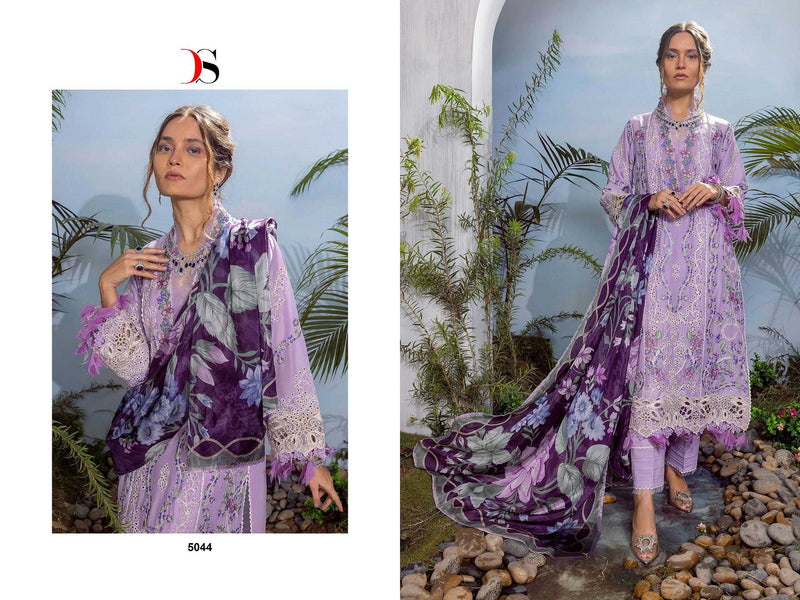 Deepsy Suit Sana Safinaz Lawn 24 Pure Cotton Self Embroidered Work Suit