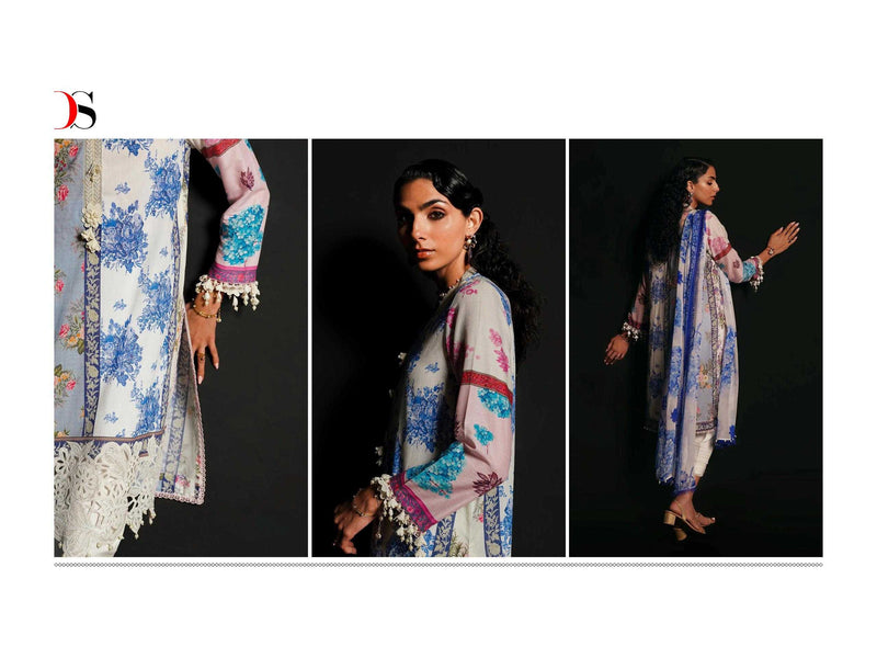 Deepsy Suit Sana Safinaz Muzlin 24 Pure Cotton With Embroidery Work Salwar Suit