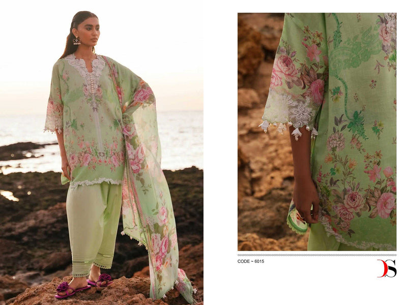 Deepsy Suit Sana Safinaz Muzlin 24 Pure Cotton With Embroidery Work Salwar Suit
