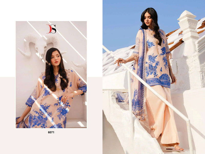 Deepsy Suit Sana Safinaz Muzlin 24 Vol 2 Pure Cotton Embroidered Work Salwar Suit