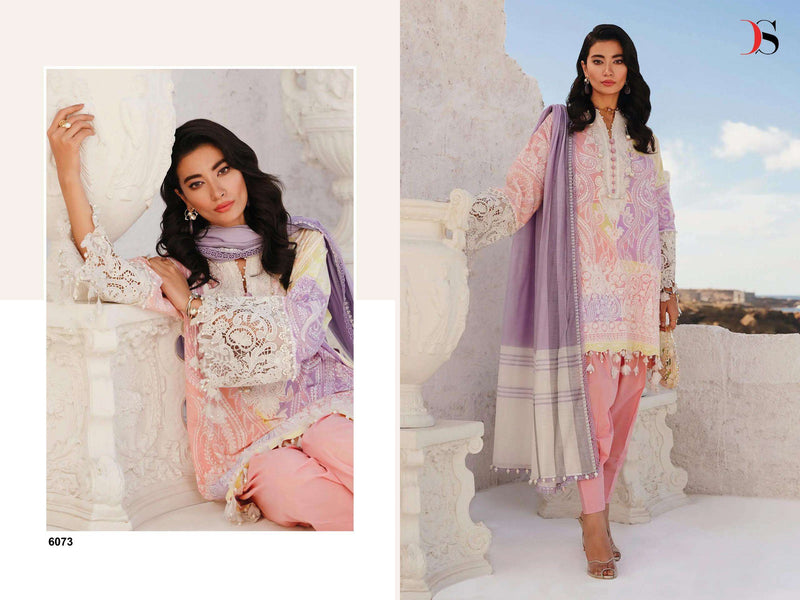Deepsy Suit Sana Safinaz Muzlin 24 Vol 2 Pure Cotton Embroidered Work Salwar Suit