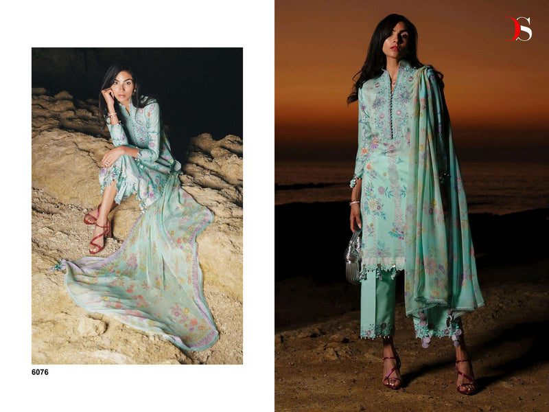 Deepsy Suit Sana Safinaz Muzlin 24 Vol 2 Pure Cotton Embroidered Work Salwar Suit