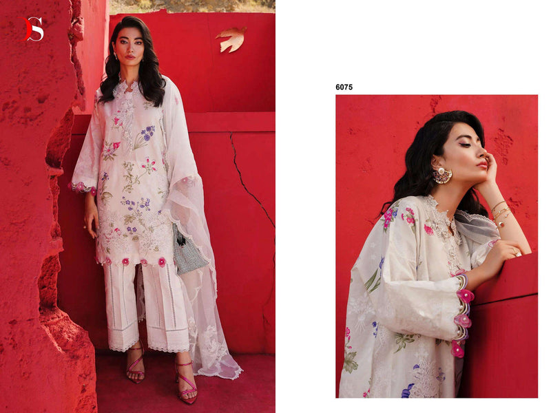 Deepsy Suit Sana Safinaz Muzlin 24 Vol 2 Pure Cotton Embroidered Work Salwar Suit