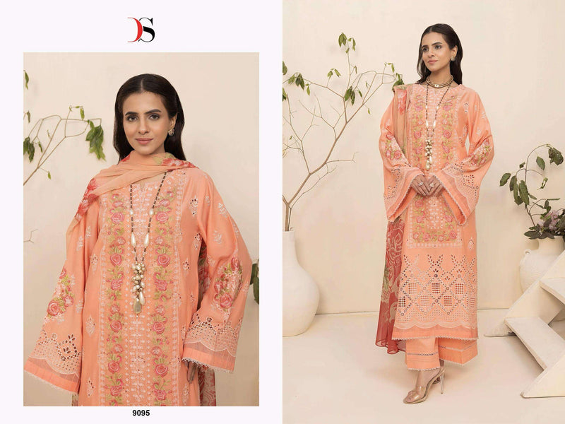 Deepsy Suits Adan Libas Zaira 25 Pure Cotton Embroidered Pakistani Suit