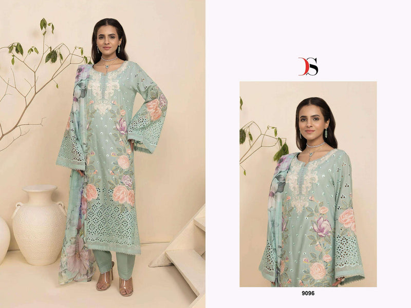Deepsy Suits Adan Libas Zaira 25 Pure Cotton Embroidered Pakistani Suit