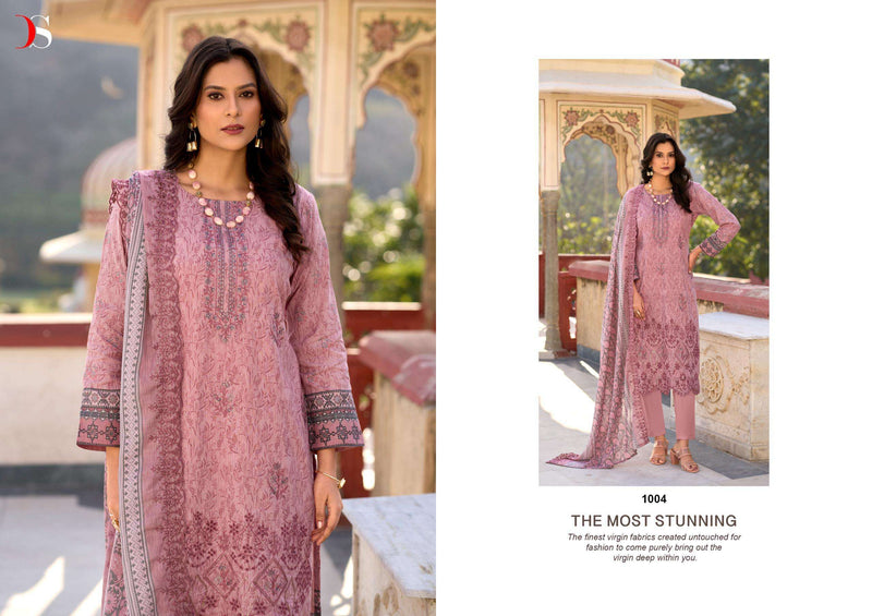 Deepsy Suits Bin Saeed Lawn Collection Vol 14 Pure Cotton Embroidered Salwar Suit