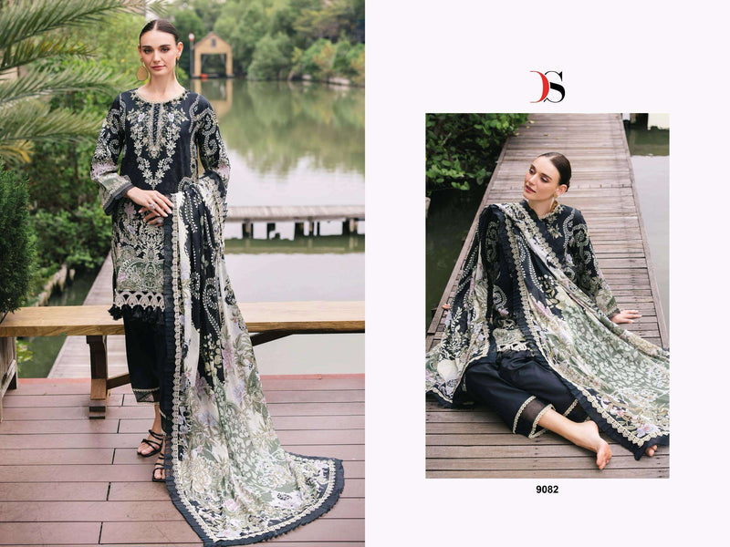 Deepsy Suits Jade Urban Lawn 25 Pure Cotton Embroidered Work Suit