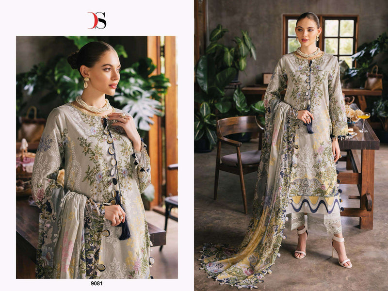 Deepsy Suits Jade Urban Lawn 25 Pure Cotton Embroidered Work Suit