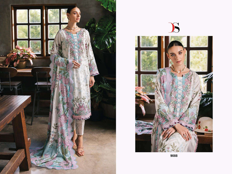 Deepsy Suits Jade Urban Lawn 25 Pure Cotton Embroidered Work Suit