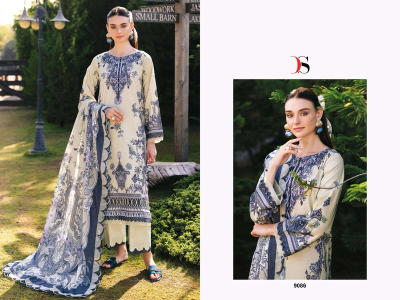 Deepsy Suits Jade Urban Lawn 25 Pure Cotton Embroidered Work Suit