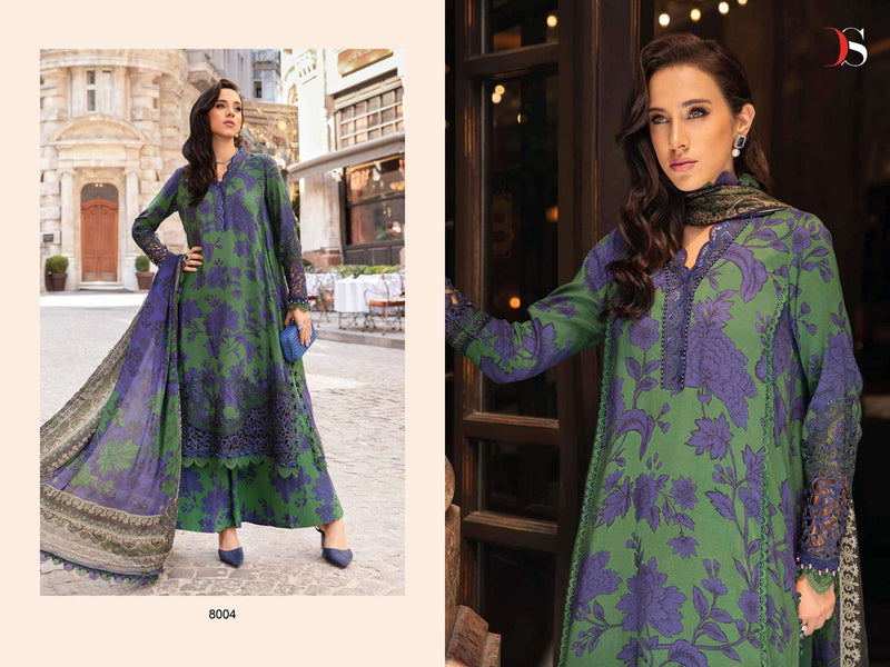 Deepsy Suits Maria B Mprint 24 Vol 4 Pure Cotton Embroidered Work Salwar Suit