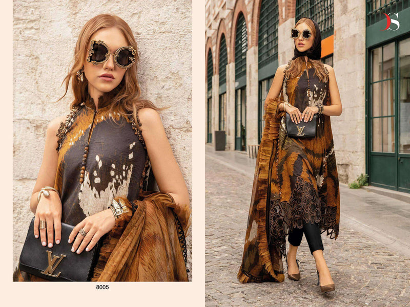 Deepsy Suits Maria B Mprint 24 Vol 4 Pure Cotton Embroidered Work Salwar Suit