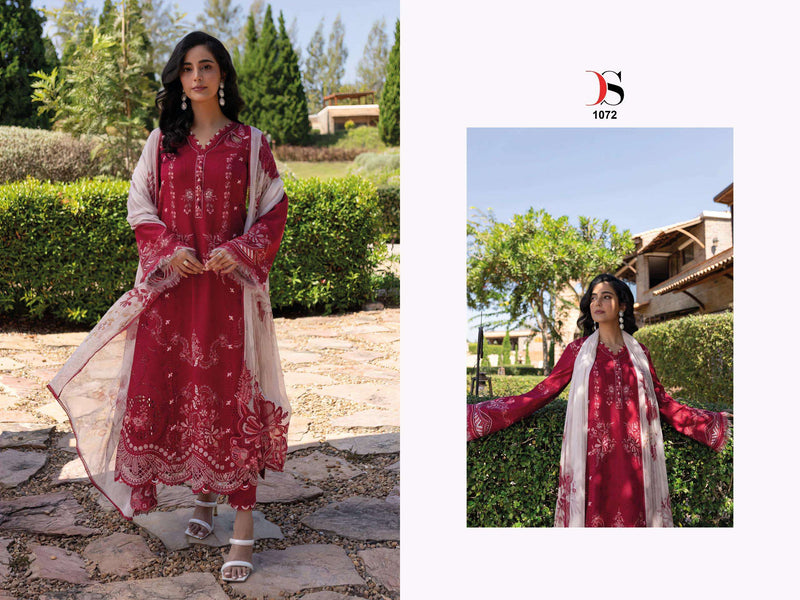 Deepsy Suits Rangrasiya Premium Lawn 25 Vol 2 Pure Cotton Embroidered Salwar Kameez